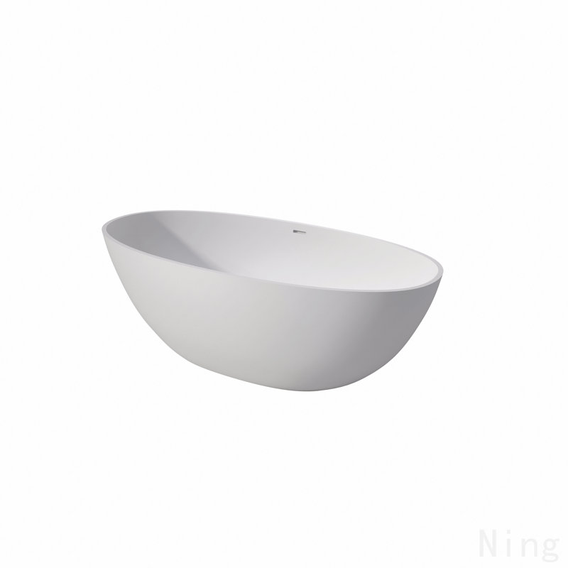 Premium Solid Surface Deep Soaking Bathtub