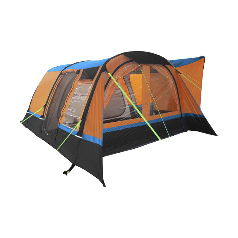 Marconi 5 Person Tent, Black/Orange/Blue