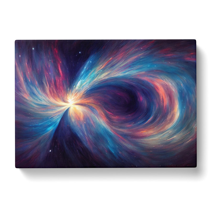 Universe Swirl - Wrapped Canvas, 40cm H x 60cm W x 3cm D