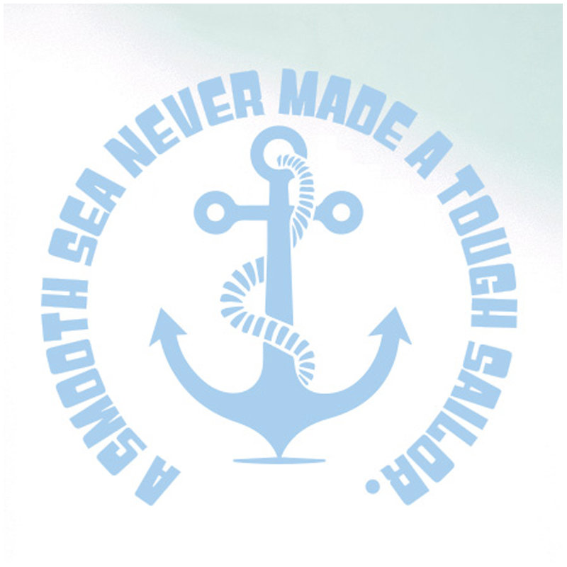 Nautical & Beach Wall Decal, Light Blue
