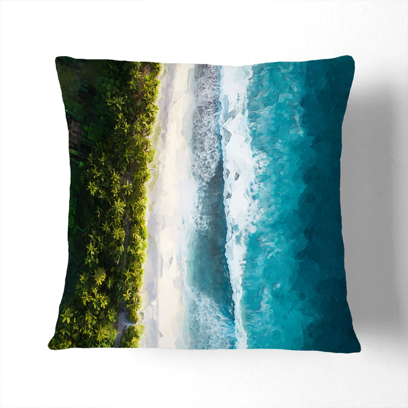 Square Throw Cushion, 55 x 55 cm, Black