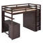 Lit mezzanine avec tiroirs, bureau et garde-robe-202601683-202601686