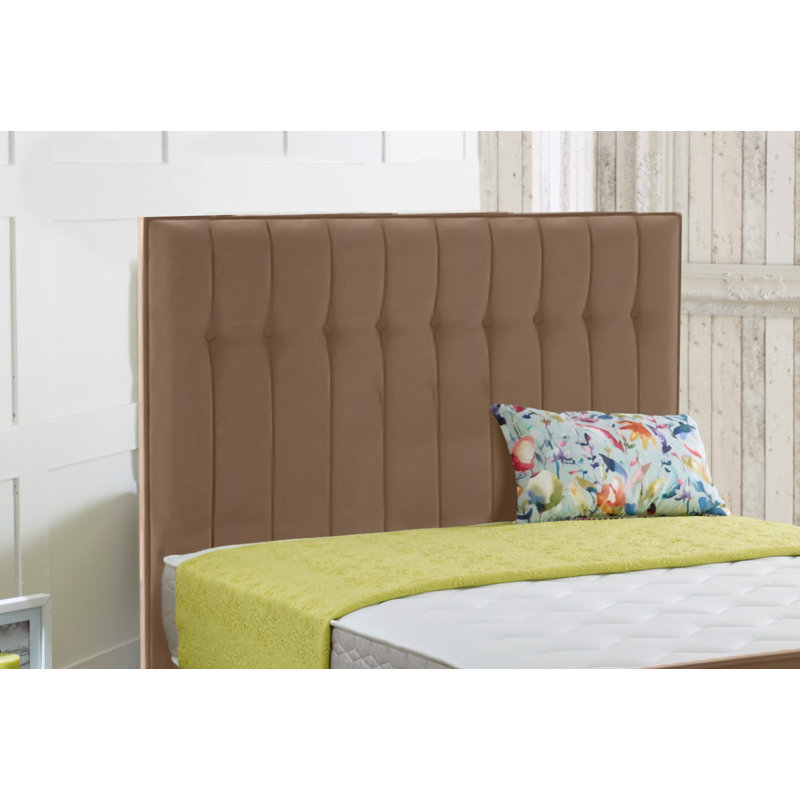 Ashley-Leigh Upholstered Headboard, Double (4'6), Mink