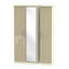 Yvette 3 Door Manufactured Wood Wardrobe-18860354-23704028