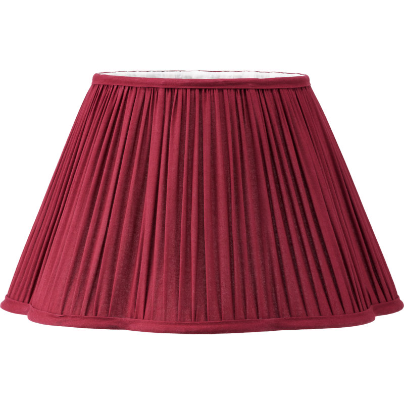 Cotton Empire Lamp Shade ( Uno ), Red, 23" H x 40" W x 40" D
