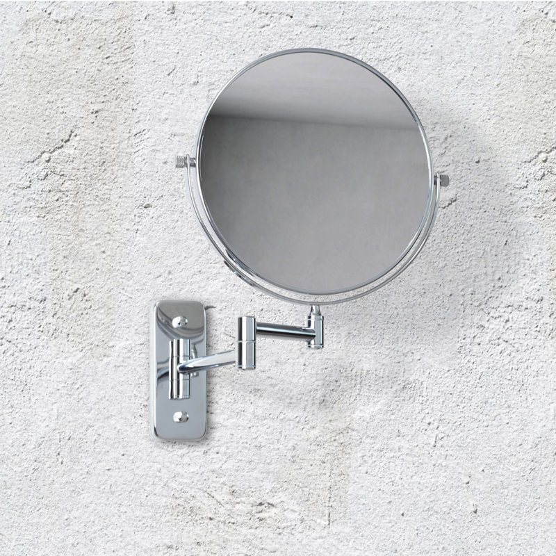 Afraz Metal Wall Mirror, Chrome