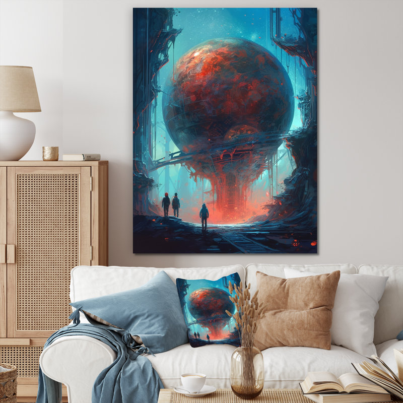 Living in the Galaxy II, reproduction d'art sur toile, H 20 po x l 12 po x P 1 po, Toile tendue