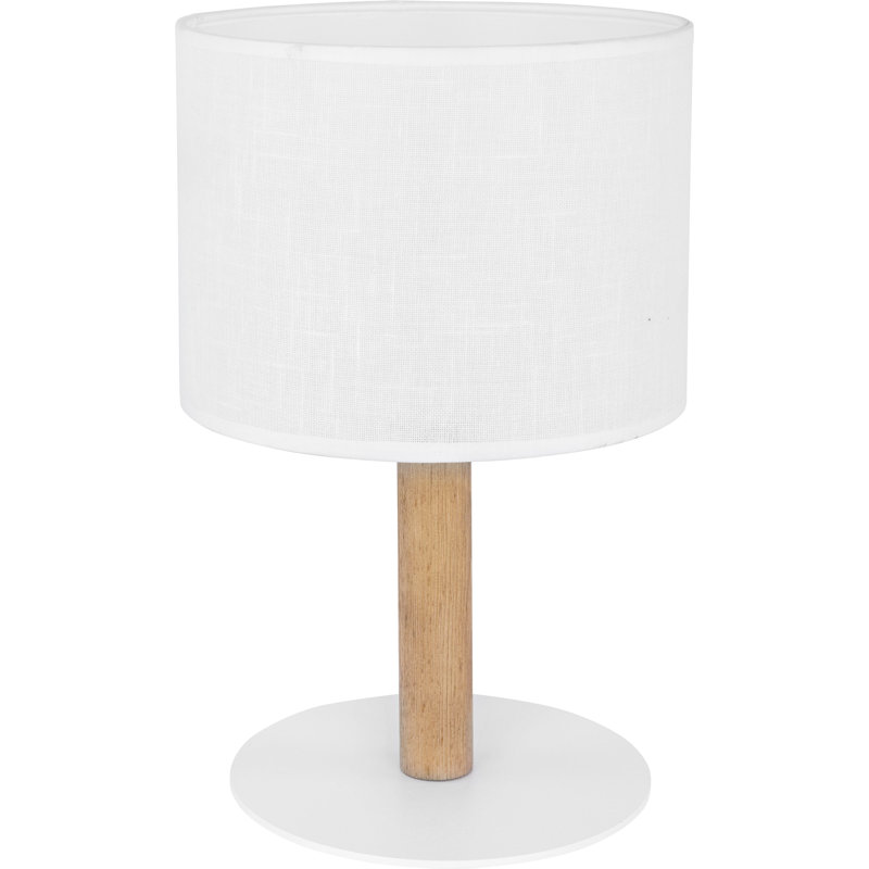 Avdi Metal Lamp, White/Wood, White