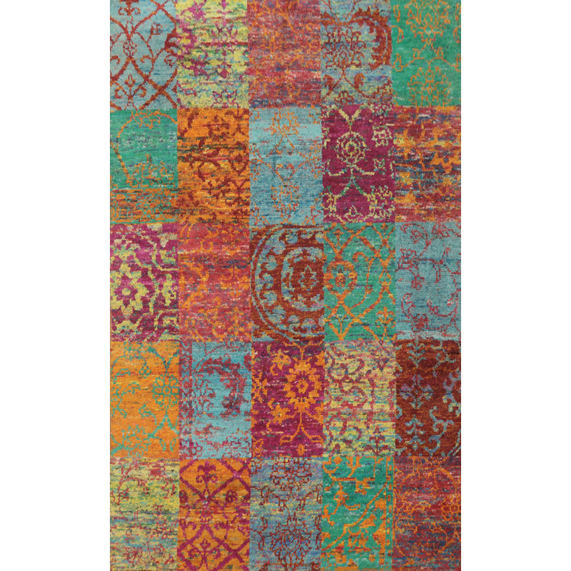 Tapis moderne patchwork 6 x 9