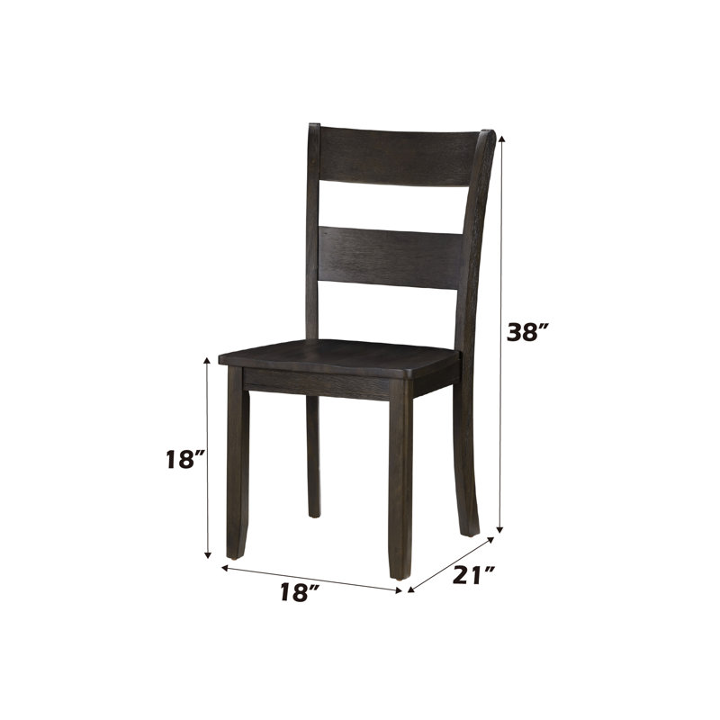 Ensemble de 2 chaises d'appoint Haddie