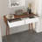 Entryway Table With 2 Carved Panel Drawers, Console Table With Storage Space And Wood Legs,Sofa Table Behind Couch For Hallway, Living Room, Natural Colour