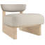 Fauteuil d'appoint en cuir Vetra Lystra-121555199-121555203
