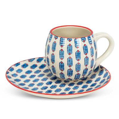 Tasse à café hexagonale