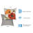  Poppies Outdoor Square Pillow Cover & Insert