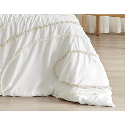Boho Plain Weave Abstract Duvet Bedding Set