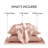 Satin Blush 100% Satin Luxury Wrinkle Resistant 4-Piece Twin Sheet Set-111014600-111014590