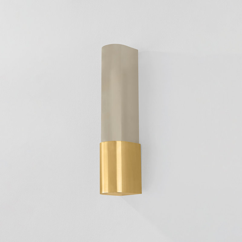 Chatham Six Light Sconce, Aged Brass