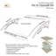 Auvent de porte standard en polycarbonate Onyx Series-35169330-50239135