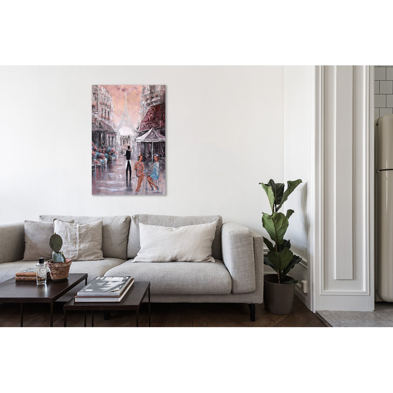 « chitest chat, paris » par isabella karolewicz-impression sur toile tendue, H 15 po x l 10 po
