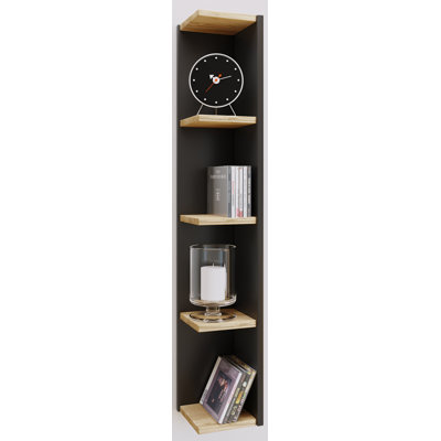 Seben 97cm H x 15cm W Standard Bookcase