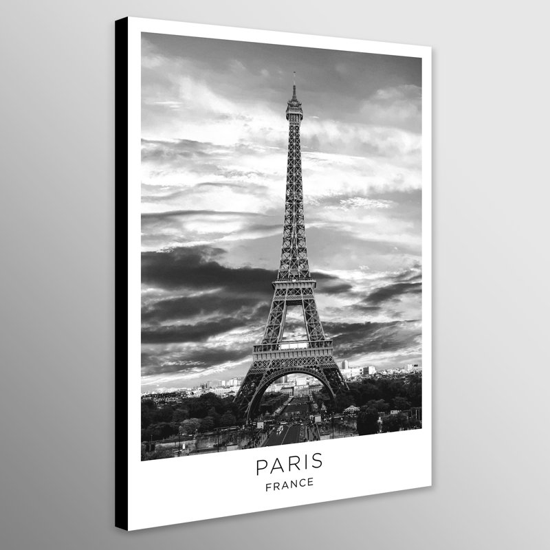 Paris City France - Wrapped Canvas Art Prints, 117cm H x 84cm W