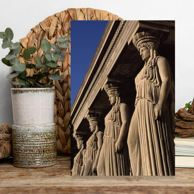 Statues In A Museum Museum Of Science And Industry Hyde Park Chicago Cook County Illinois USA by Alan Klehr - Wrapped Canvas Print