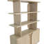 Bibliothèque en bois d'acacia H 70 po x l 47 po Moncure