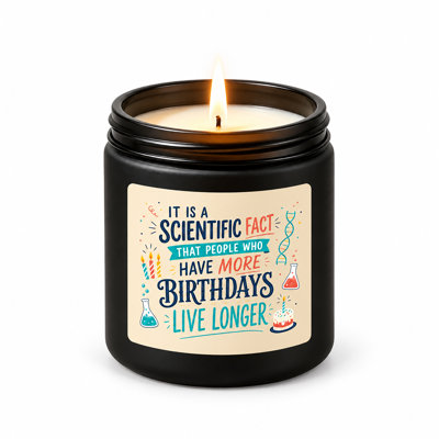 Scented Jar Candle with Glass Holder