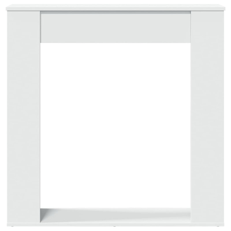 Engineered Wood Fireplace Surround, White