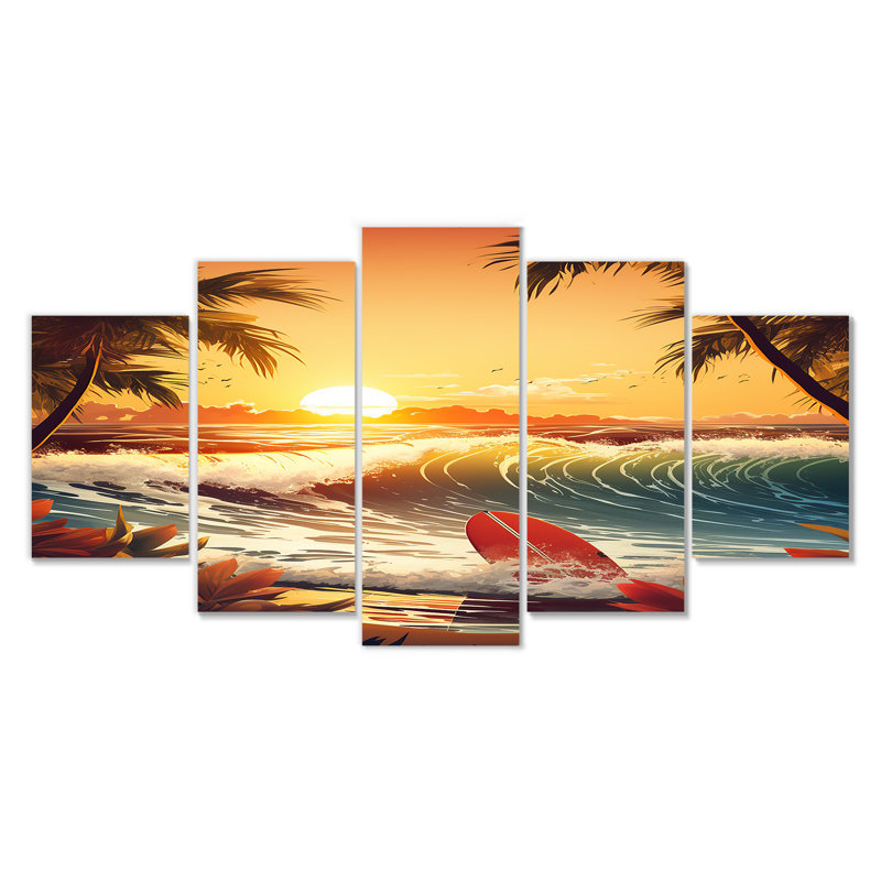 5 pièces d'art mural Ridgeville