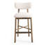 Stone Ridge Upholstered Bar Stool with Solid Wood Frame