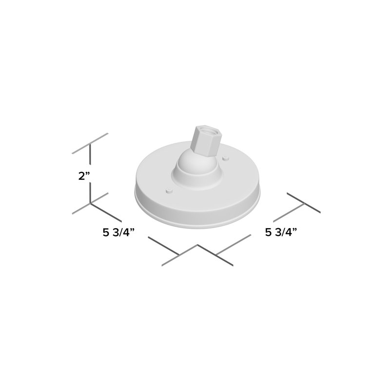 Gutierez Sloped Ceiling Adapter, Galvanized