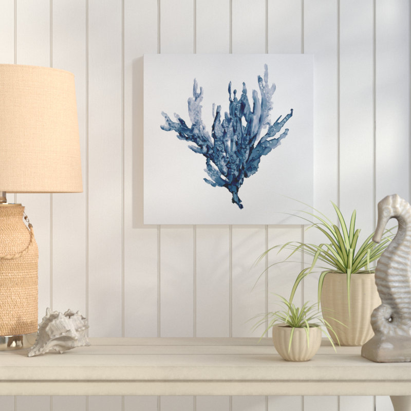 Sea Coral I - Painting, 24" H x 24" W x 1.5" D, Wrapped Canvas