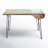 Alem Metal Base Writing Desk-782938387