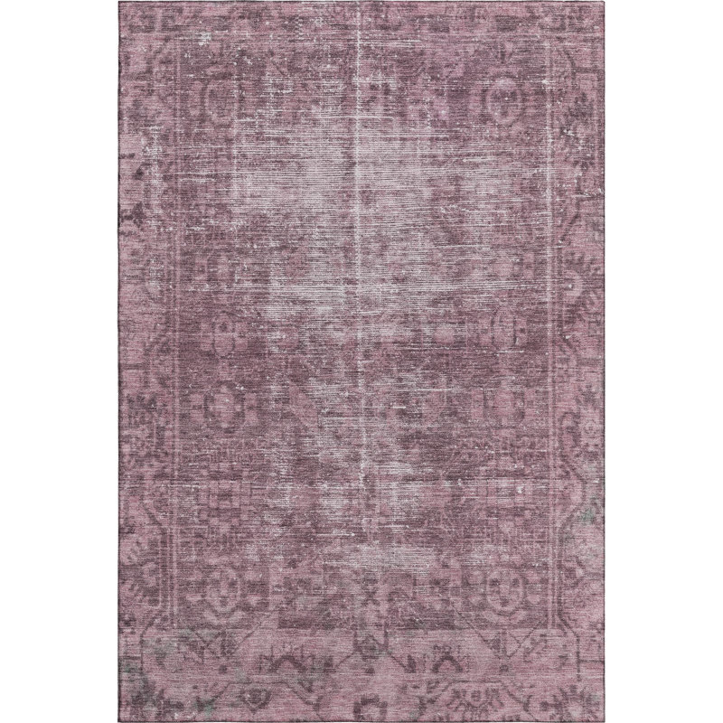 Premium Machine Washable Larock AMF1228 Global Rug, Rectangle 2'6" x 3'10"