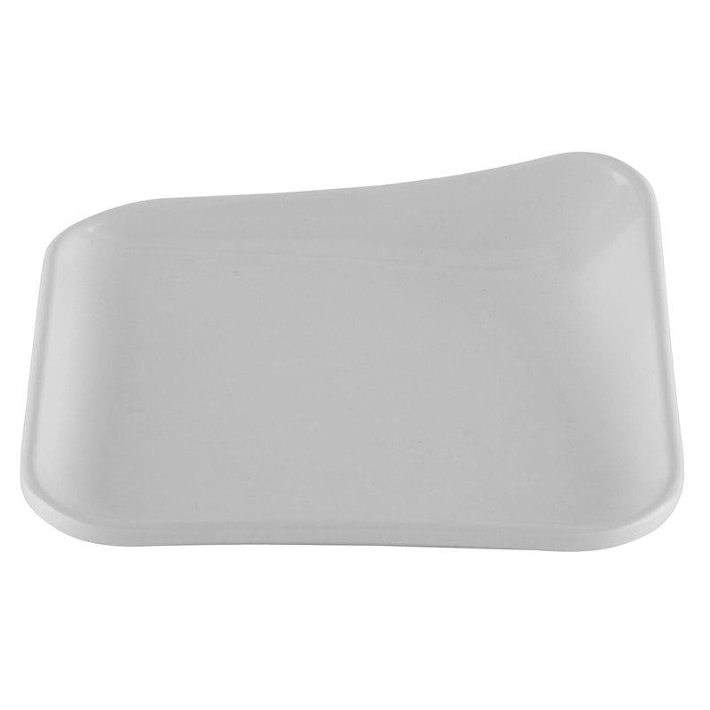 Assiettes carrées en mélamine GET PP-44-W, 4 po, blanc (ensemble de 12)