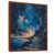 Toile avec cadre flottant brun