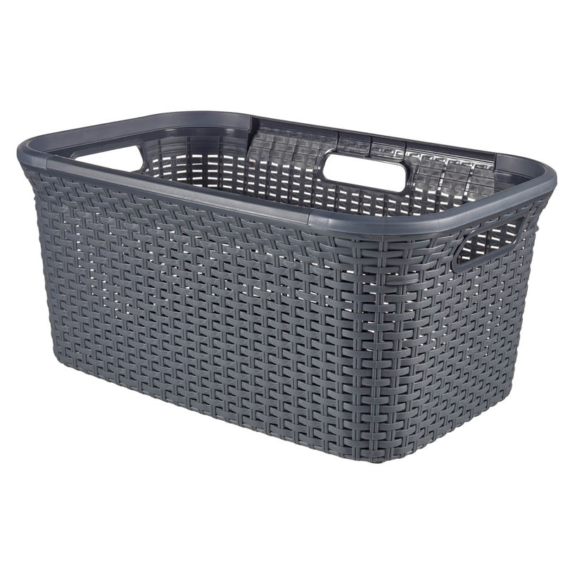 Style Laundry Box 60L + Laundry Basket 45L, Anthracite