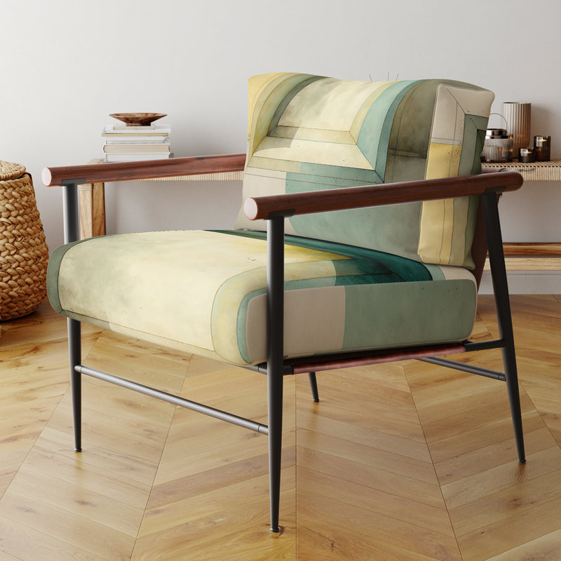 Fauteuil rembourré contemporain, Perfect Abstract, Black