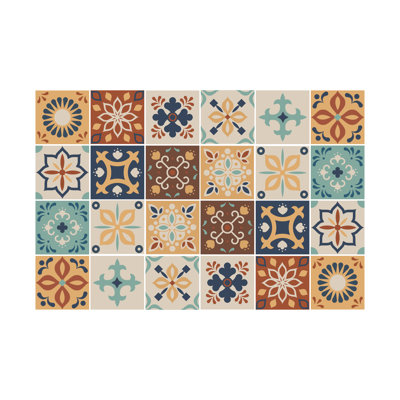 Carreau de mosaïque pelez et collez en PVC 35 po x 24 po