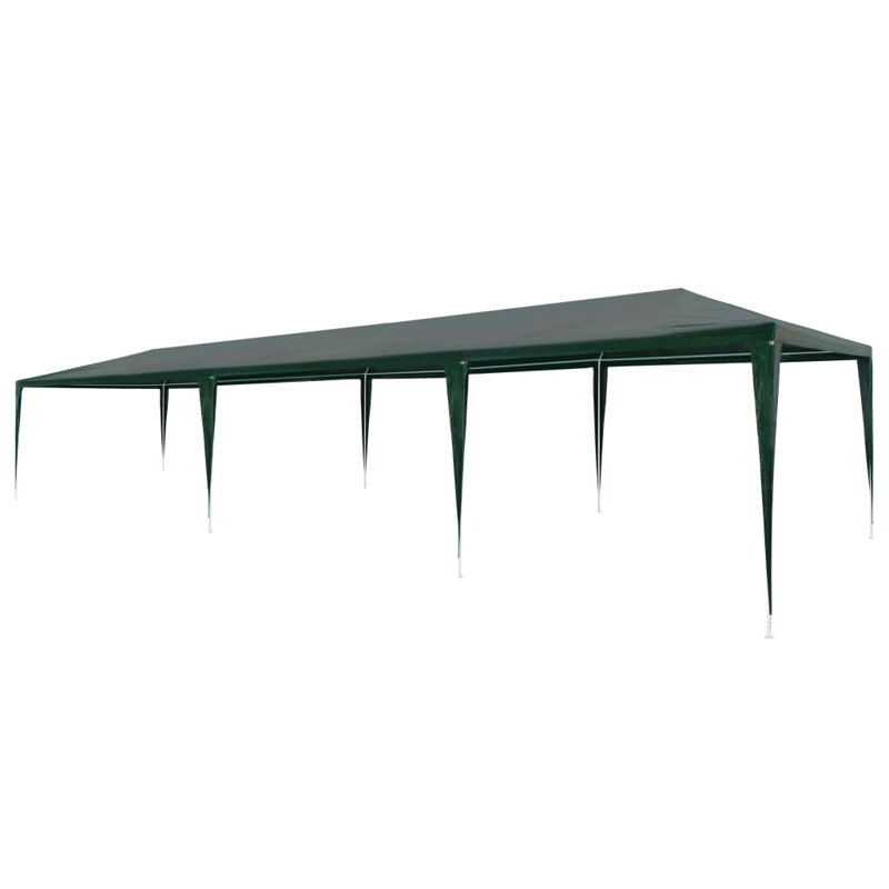 9m x 3m Steel Party Tent, Green