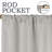 Modern Linen Inspired Classic Solid 100% Polyester Room Darkening Curtain Panel-472784737-509002644