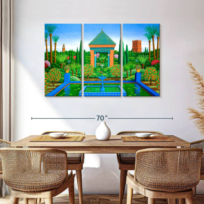 Rorry Marjorelle Oranges, 36" H x 57" W