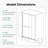 44"-48"W*72" H Semi-Frameless Double Sliding Shower Door, Bypass Shower Door, 1/4" (6Mm) Thick SGCC Tempered Glass Door-114019104