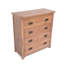 4 Drawer 90Cm Solid Wood Chest
