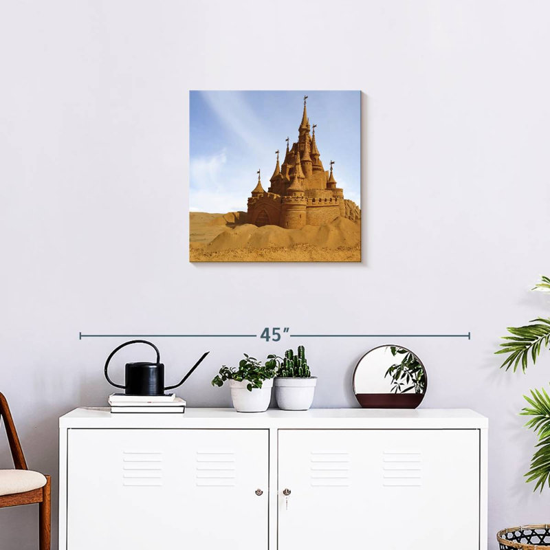 Lilie Beach Sand Castle, 20" H x 20" W