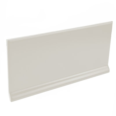Color Beat Satin 8" L x 4" W Ceramic Cove Base Tile Trim