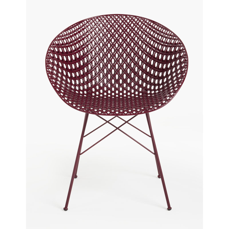 Chaise Smatrik, Blanc, Prune