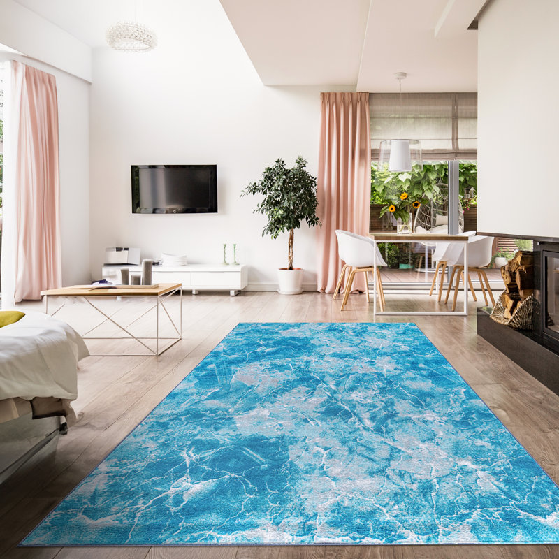 Deontray Solid Colour Indoor / Outdoor Area Rug, Rectangle 160 x 230 cm