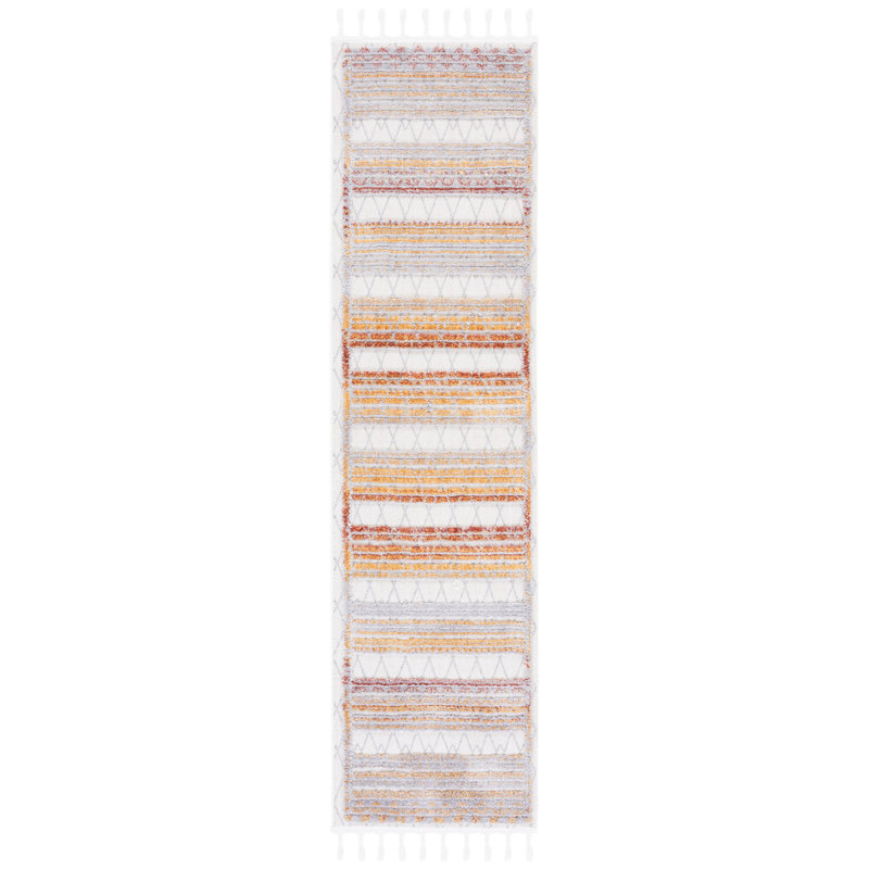 Sheron Performance Striped Rug, Runner 2'2" x 8'